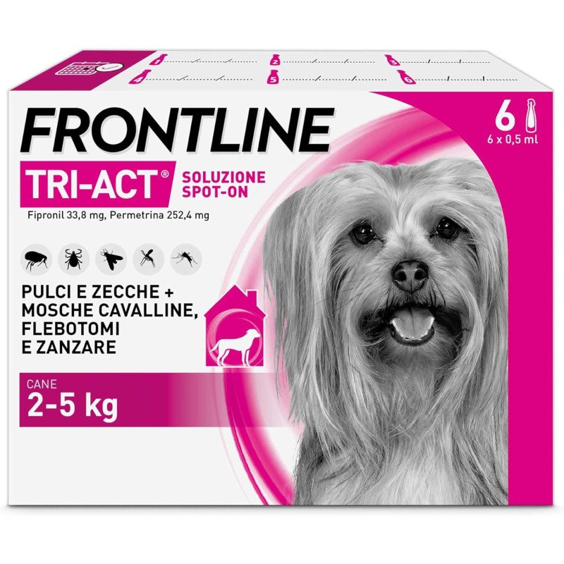 FRONTLINE TRI-ACT SPOT-ON XS KG.2-5 6 PIPETTE