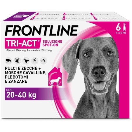 FRONTLINE TRI-ACT SPOT-ON L KG.20-40 6 PIPETTE