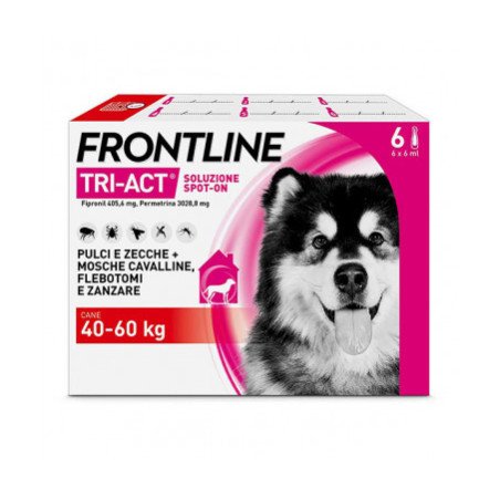 FRONTLINE TRI-ACT SPOT-ON XL KG.40-60 6 PIPETTE