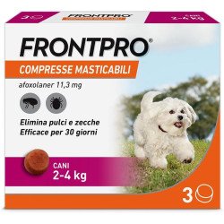 FRONTPRO COMPRESSA MASTICABILE DA 11,3 MG PER CANI KG.2-4