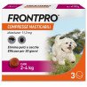 FRONTPRO COMPRESSA MASTICABILE DA 11,3 MG PER CANI KG.2-4