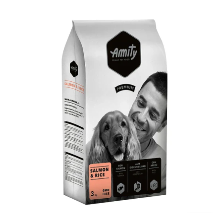AMITY PREMIUM DOG SALMON & RICE KG.15