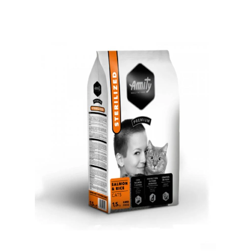 AMITY PREMIUM CATS SALMON & RICE KG.1,5
