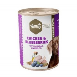AMITY DOG UMIDO CHICKEN & BLUEBERRIES GR.400