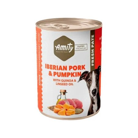AMITY DOG UMIDO IBERIAN PORK & PUMPKIN GR.400