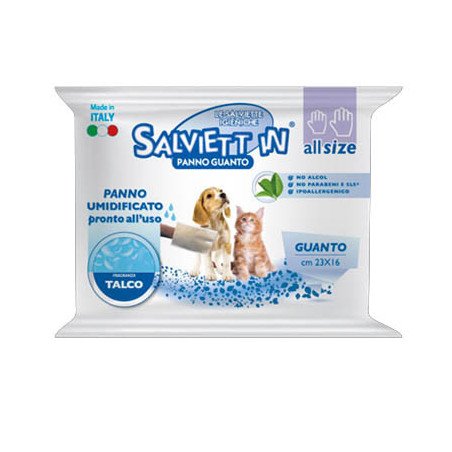 SALVIETTINE IN PANNO GUANTO TALCO