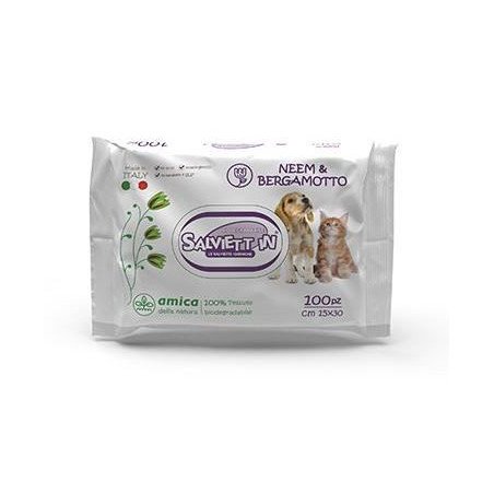 SALVIETTE IN XXL NEEM & BERGAMOTTO PZ.100