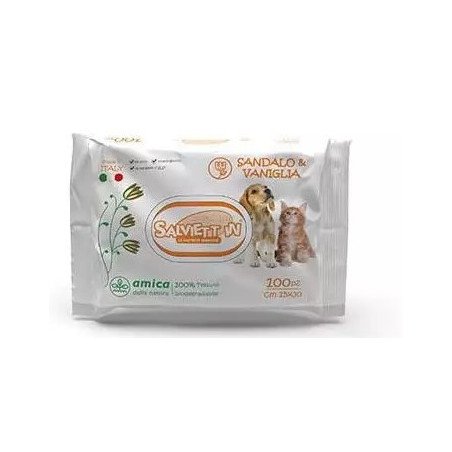 SALVIETTE IN XXL SANDALO & VANIGLIA PZ.100