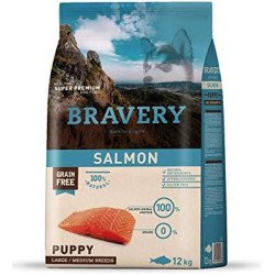 BRAVERY DOG MEDIUM LARGE PUPPY SALMON KG.12