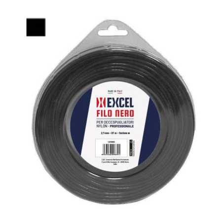 FILO PER DECESPUGLIATORE IN NYLON QUADRO NERO