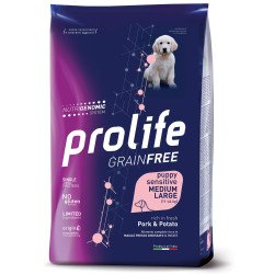 PROLIFE DOG GRAIN FREE SENSITIVE PORK & POTATO MEDIUM LARGE KG.2,5