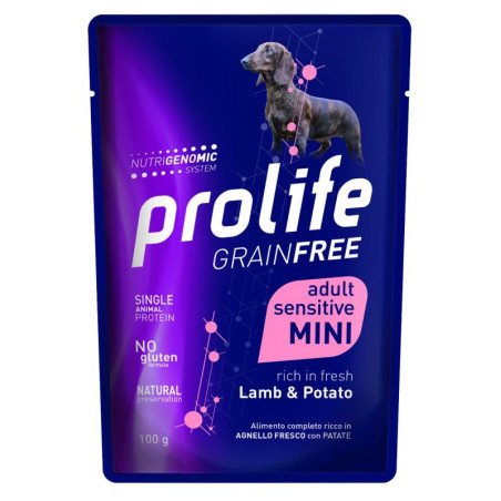 PROLIFE DOG GRAIN FREE LAMB & POTATO BUSTA GR.100