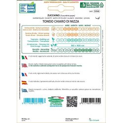 ZUCCHINO TONDO CHIARO DI NIZZA IN BUSTA