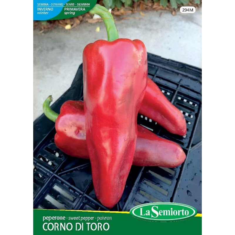 PEPERONE CORNO DI TORO ROSSO IN BUSTINA