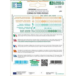 PEPERONE CORNO DI TORO ROSSO IN BUSTINA