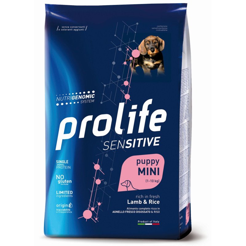 PROLIFE DOG SENSITIVE PUPPY LAMB & RICE MINI GR.600