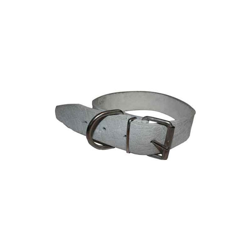 COLLARE PER CANI BUFALO GRIGIO MM.25X510