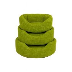 TRONO OVALE  ECO TRAMA VERDE