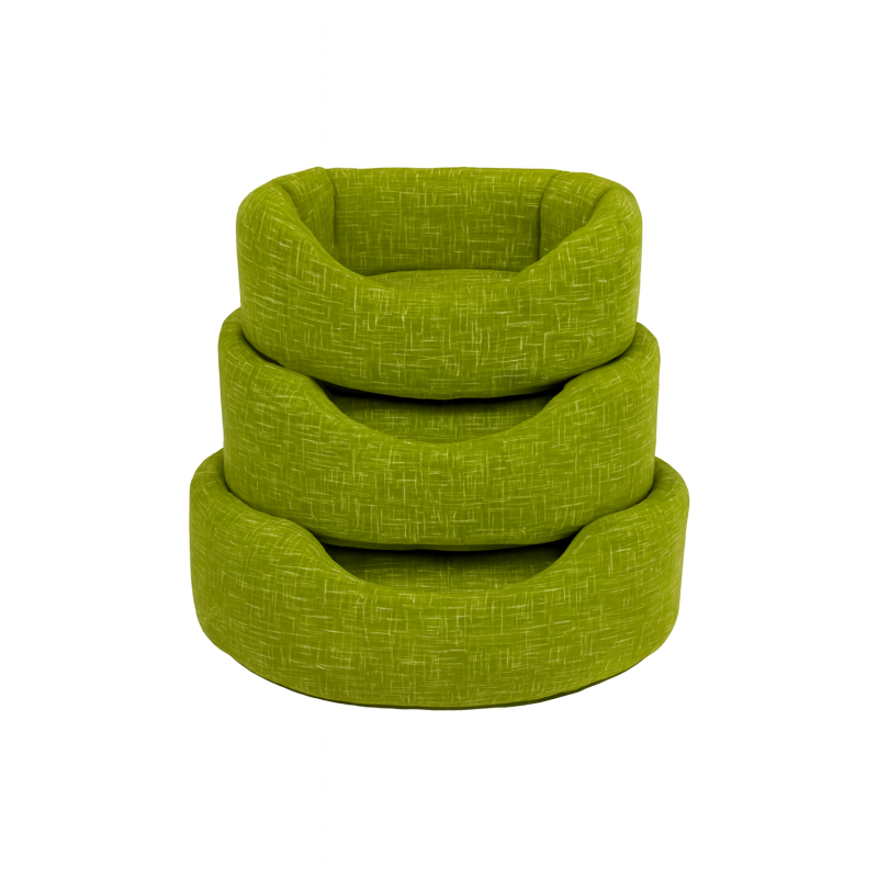 TRONO OVALE  ECO TRAMA VERDE