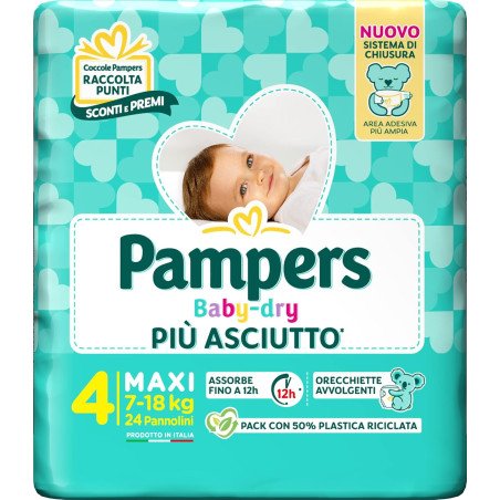 PAMPERS BABY DRY MAXI MIS.4