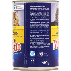 MIGLIOR GATTO POLLO TACCHINO GR.405