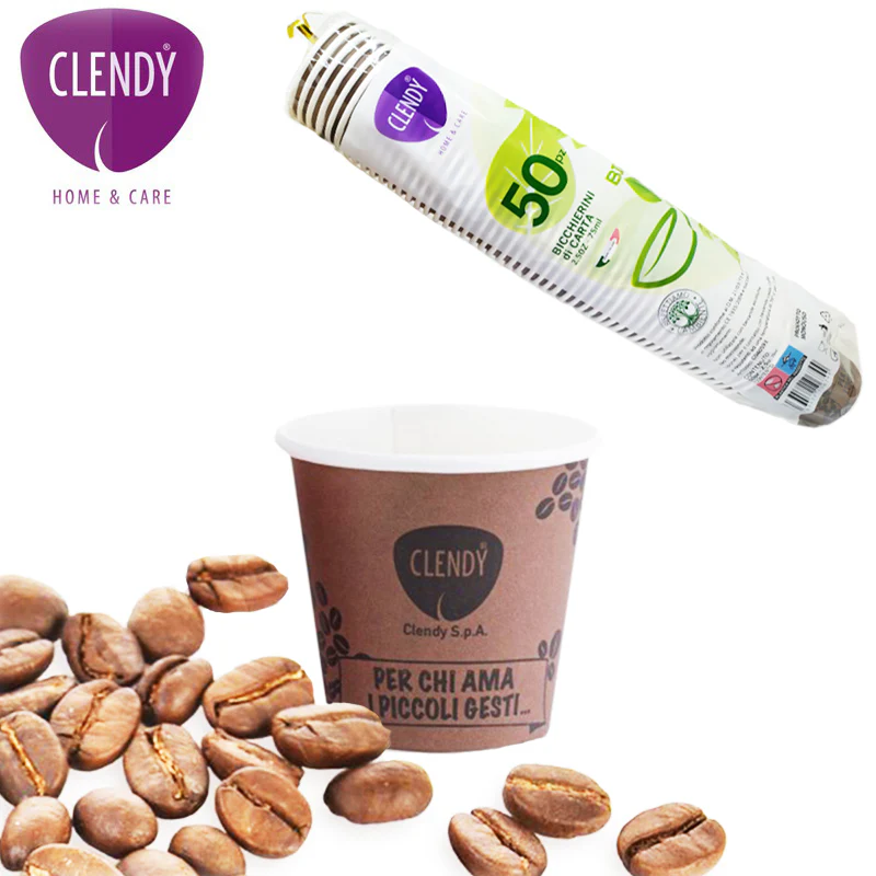 CLENDY 25 BICCHIERI PER CAFFE' CAPRI ML.75