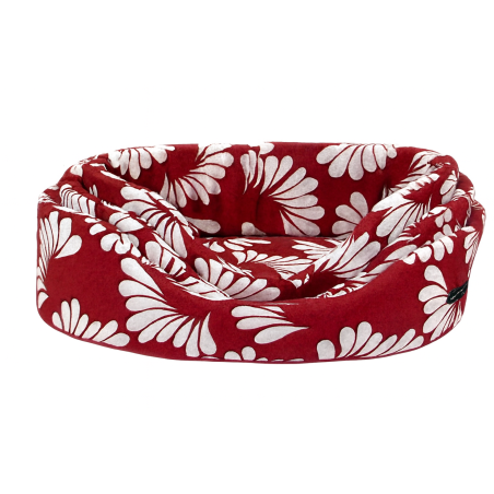 CESTA OVALE ''ECO'' VIRGOLA ROSSA