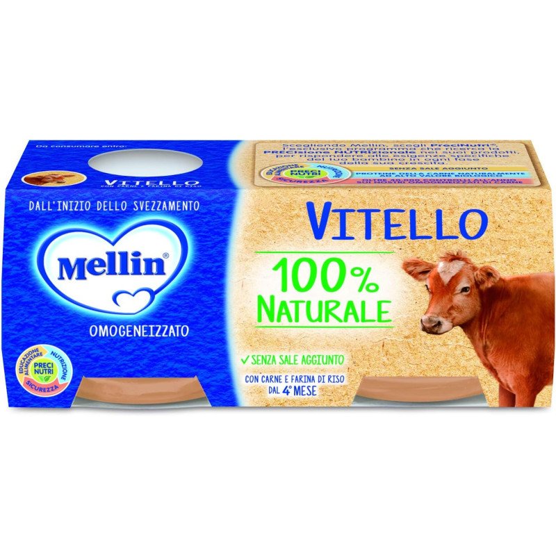 MELLIN OMO CARNE VITELLO GR.80X2