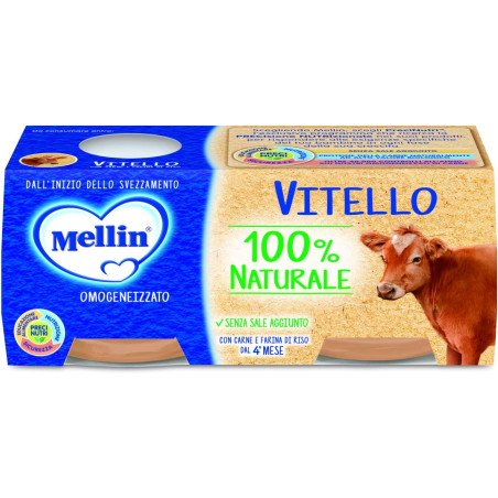 MELLIN OMO CARNE VITELLO GR.80X2