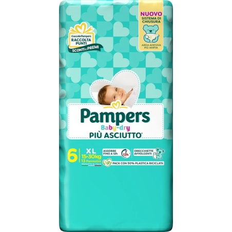 PAMPERS BABY DRY XL MIS.6 PZ.13