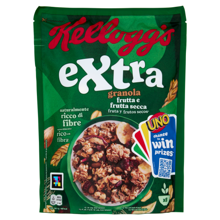 KELLOGG'S EXTRA FRUITS/NUTS GR. 375