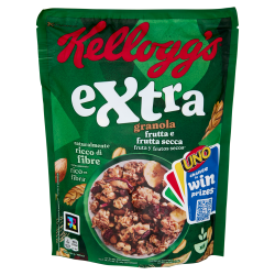 KELLOGG'S EXTRA FRUITS/NUTS GR. 375