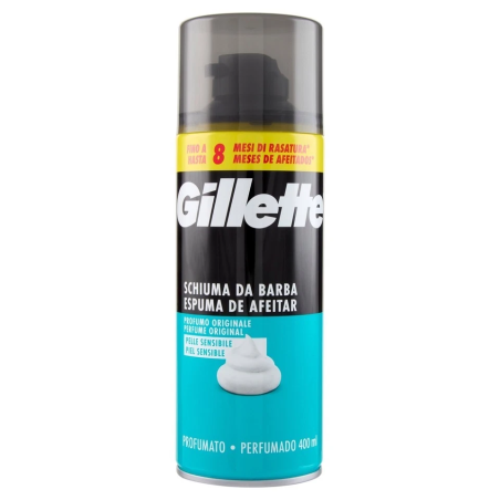 GILLETTE SCHIUMA BARBA PELLI SENSIBILI ML.400