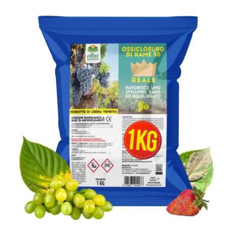 ALBAGARDEN OSSICLORURO DI RAME REALE 50% CONCIME KG.1