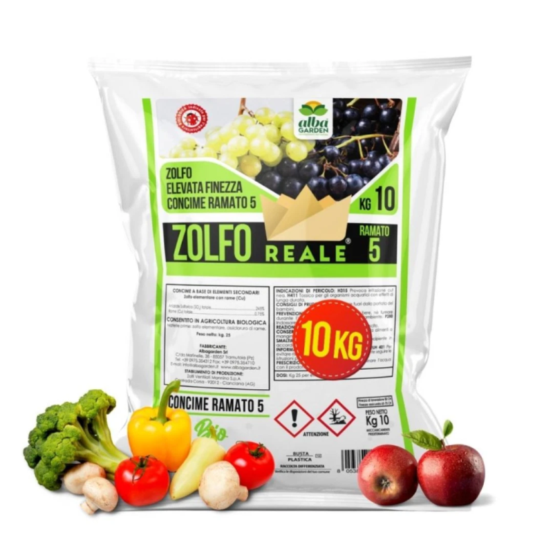 ALBAGRDEN ZOLFO CONCIME RAMATO 5 KG.10