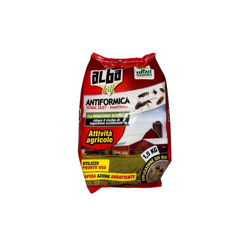 ALBAGARDEN ALBAKILL ATTIVITA' AGRICOLA ANTI FORMICHE INSETTICITA KG.1,5