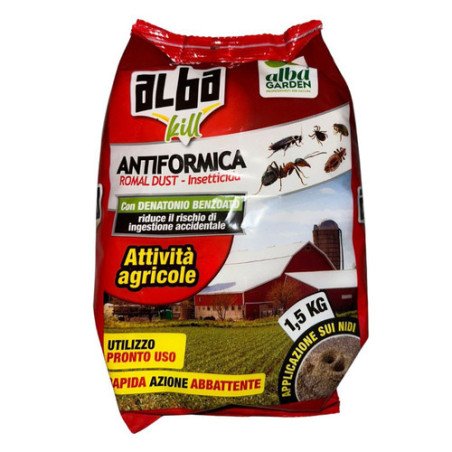 ALBAGARDEN ALBAKILL ATTIVITA' AGRICOLA ANTI FORMICHE INSETTICITA KG.1,5