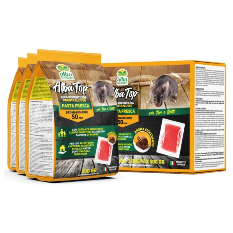 ALBAGARDEN ALBATOP TOPICIDA VELENO PASTA ROSSA KG.1,5