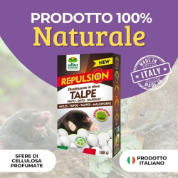 ALBAGARDEN DISABITUANTE SCACCIA TALPE IN SFERE DI CELLULOSA PROFUMANTE GR.100