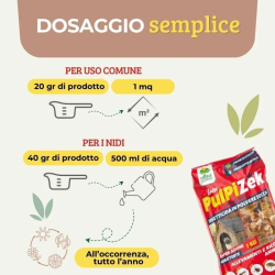 ALBAGARDEN PULPIZEK ALLEVAMENTI INSETTICITA POLVERE PULCI PIDOCCHI  ZECCHE KG.1