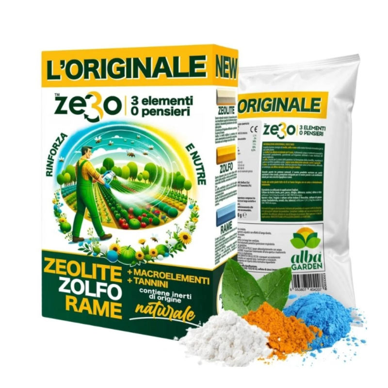 ALBAGARDEN ZERO ZEOLITE + ZOLFO + RAME KG.1