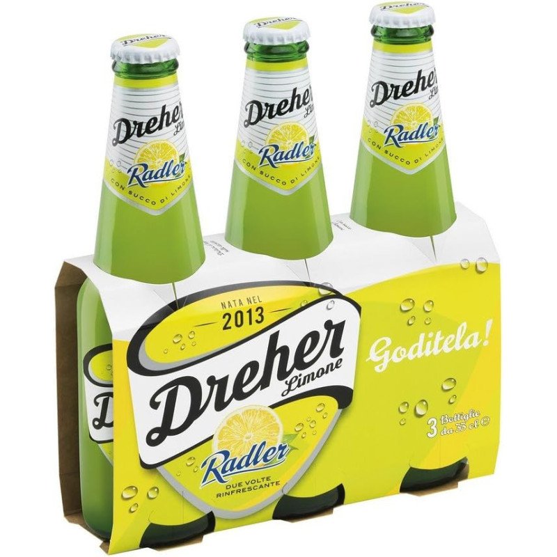 DREHER BIRRA RADLER LEMON BOT.CL.33X3