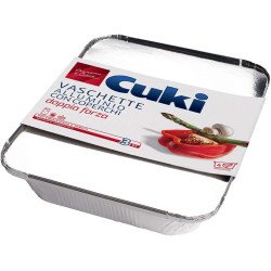 CUKI VASCHETTA ALLUMINIO C/C R75 4 PORZIONI PZ.3