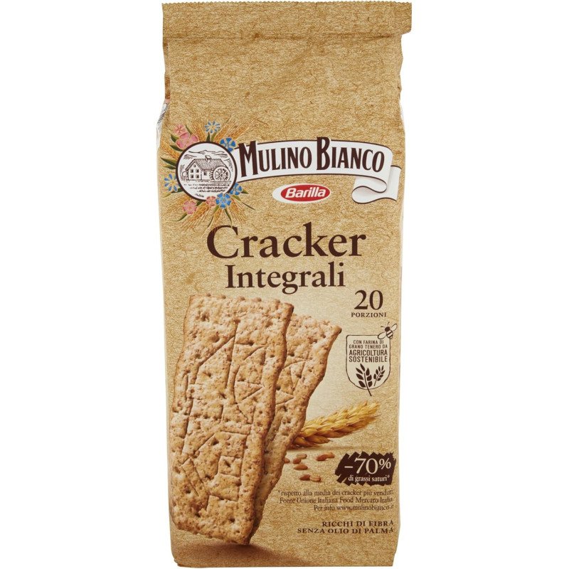 MULINO BIANCO CRACKER INTEGRALI GR.500