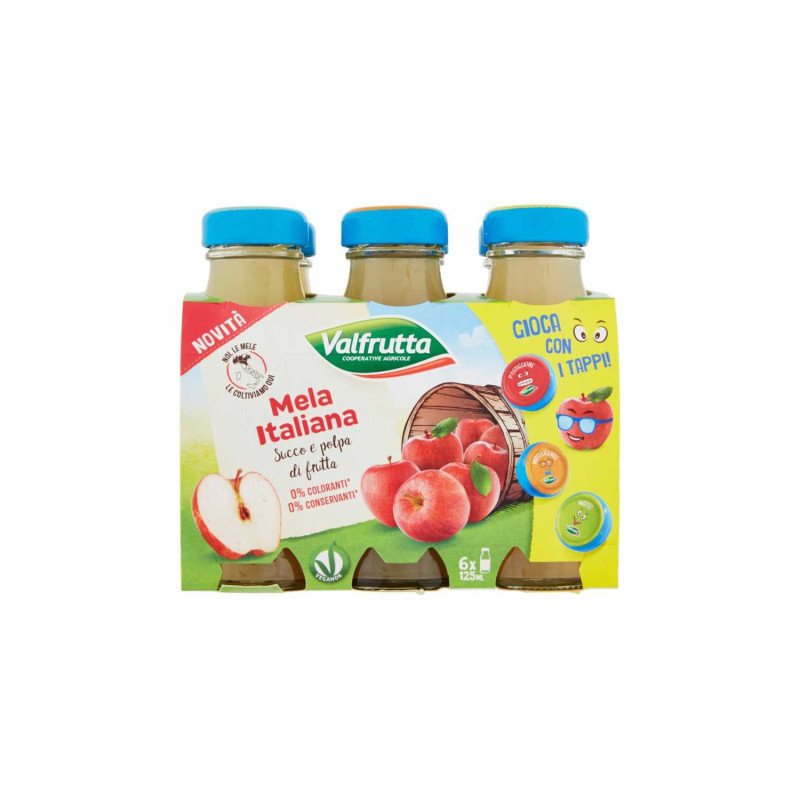 VALFRUTTA SUCCO ML. 125 X 6 MELA