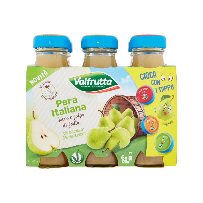 VALFRUTTA SUCCO ML. 125 X 6 PERA