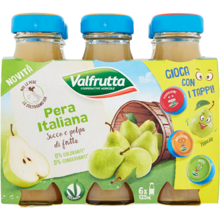 VALFRUTTA SUCCO ML. 125 X 6 PERA
