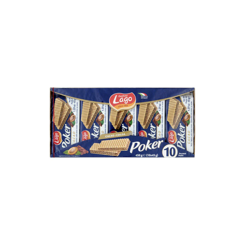 LAGO WAFER POKER CACAO GR. 45X10