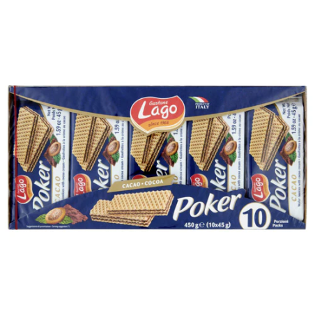 LAGO WAFER POKER CACAO GR. 45X10