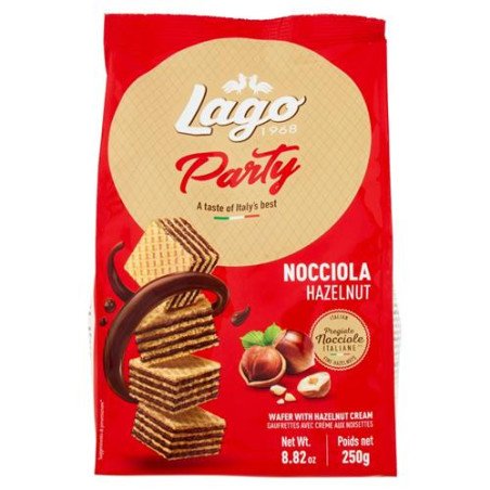 LAGO PARTY WAFERS NOCCIOLA GR. 250